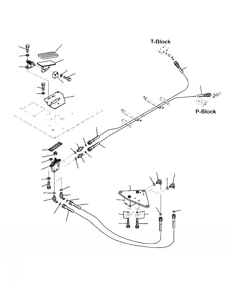 Схема запчастей Komatsu PC300HD-8 - H8-A ПРЯМ. ХОД (/) ГИДРАВЛИКА