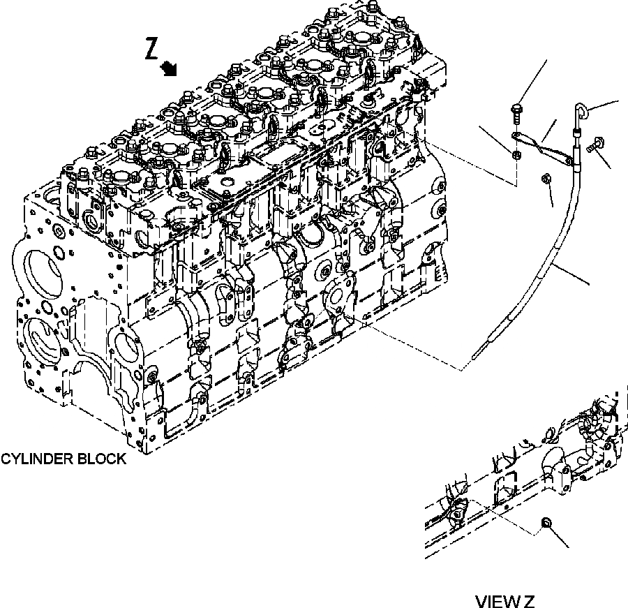 Схема запчастей Komatsu PC300LC-8 - A-AA МАСЛ. ЩУП ДВИГАТЕЛЬ