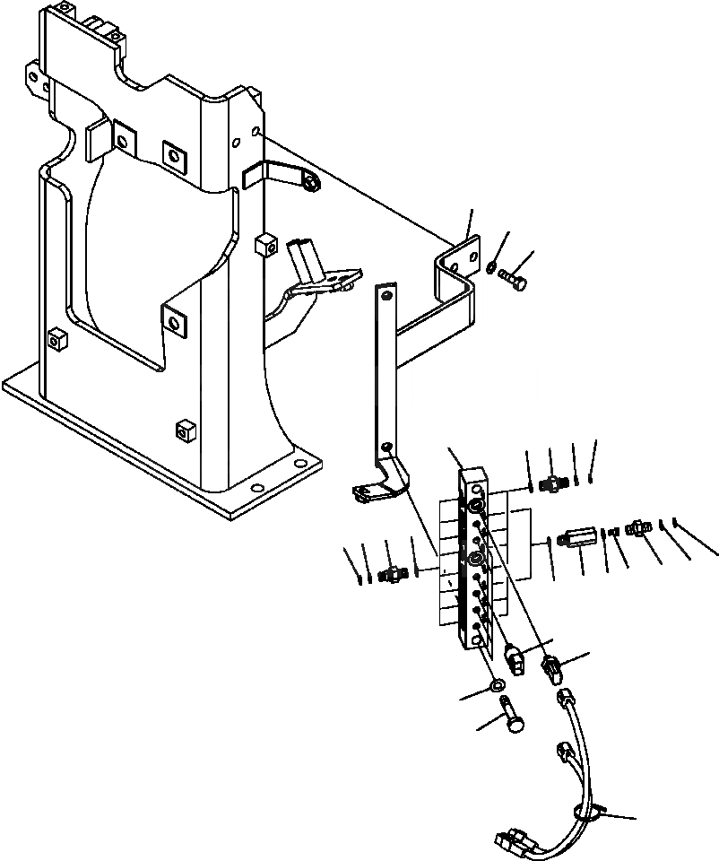 Схема запчастей Komatsu PC300LC-8 - H8-A PRESSURE ПЕРЕКЛЮЧАТЕЛЬ ГИДРАВЛИКА
