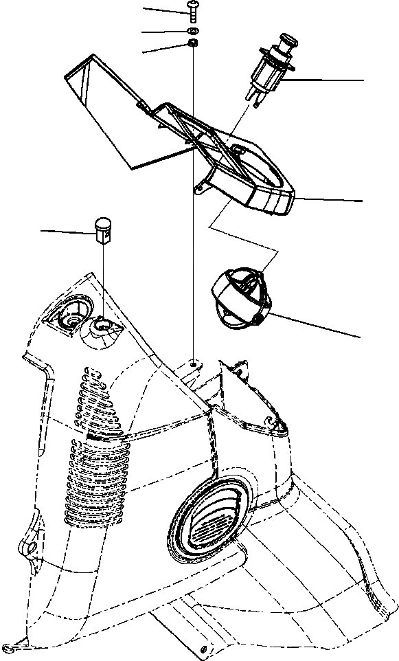 Схема запчастей Komatsu PC300LC-8 - K-A ВНУТРИ КАБИНЫ ЧАСТИ МОНИТОР COVER OPERATOR\XD S ОБСТАНОВКА И СИСТЕМА УПРАВЛЕНИЯ