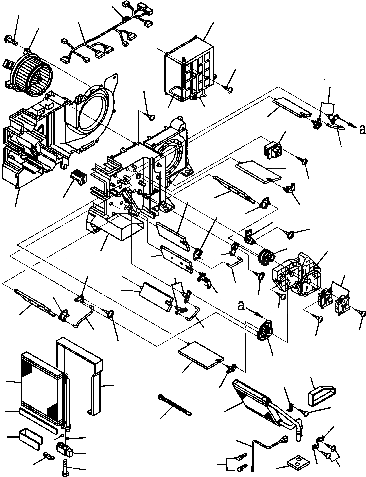 Схема запчастей Komatsu PC300LC-8 - K-8B КАБИНА КОНДИЦ. ВОЗДУХА BREAKDOWN OPERATOR\XD S ОБСТАНОВКА И СИСТЕМА УПРАВЛЕНИЯ
