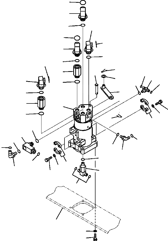 Схема запчастей Komatsu PC300LC-8 - N-A ПОВОРОТНОЕ СОЕДИНЕНИЕ СОЕДИН-ЕS ПОВОРОТН. КРУГ И КОМПОНЕНТЫ
