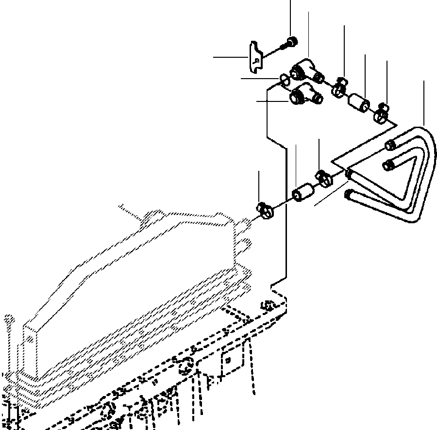 Схема запчастей Komatsu PC300LC-6LC - FIG. A-AA ТРУБЫ ПОСЛЕОХЛАДИТЕЛЯ ДВИГАТЕЛЬ