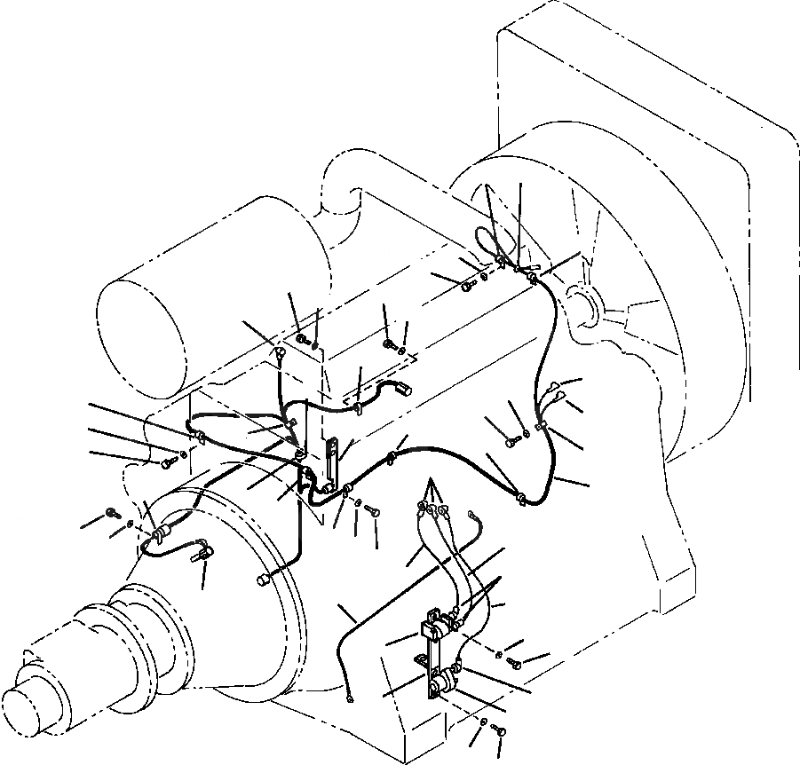 Схема запчастей Komatsu PC300LC-6LC - FIG. B-A ЭЛЕКТР. ЭЛЕКТРОПРОВОДКА - ДВИГАТЕЛЬ КОМПОНЕНТЫ ДВИГАТЕЛЯ