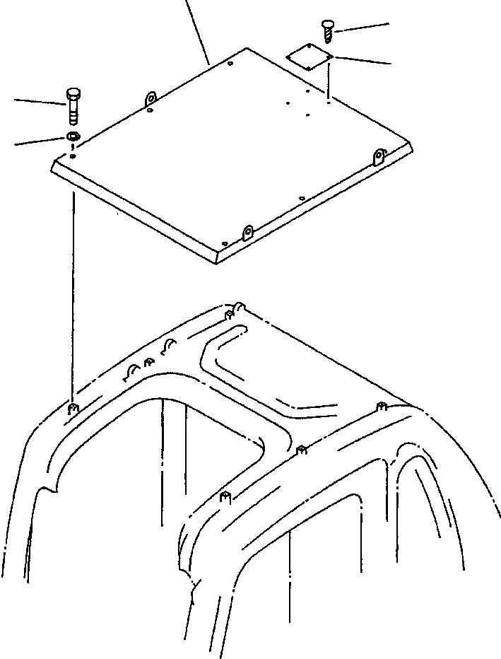Схема запчастей Komatsu PC300LC-6LC - FIG. K-A ВЕРХН. ЗАЩИТА КАБИНА ОПЕРАТОРА И СИСТЕМА УПРАВЛЕНИЯ