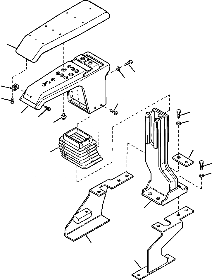 Схема запчастей Komatsu PC300LC-6LC - FIG. K-A ЛЕВ. ПОДЛОКОТНИК КАБИНА ОПЕРАТОРА И СИСТЕМА УПРАВЛЕНИЯ