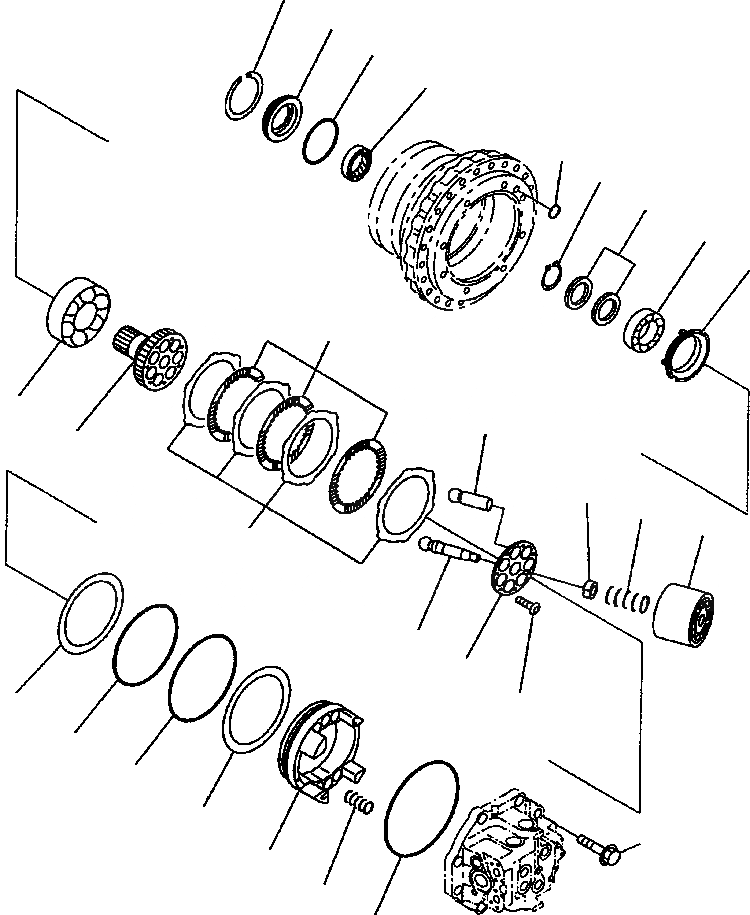 Схема запчастей Komatsu PC300LC-6LC - FIG. P-A МОТОР ХОДА - СТАНДАРТН. - КРЫШКАASSEMBLY - ДЛЯ PCLC- НИЖНЯЯ ГИДРОЛИНИЯ И ЛИНИЯ ХОДА