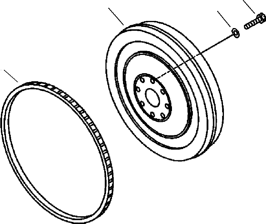 Схема запчастей Komatsu PC300LC-7L - AP-A МАХОВИК И КРЕПЛЕНИЕ ДВИГАТЕЛЬ