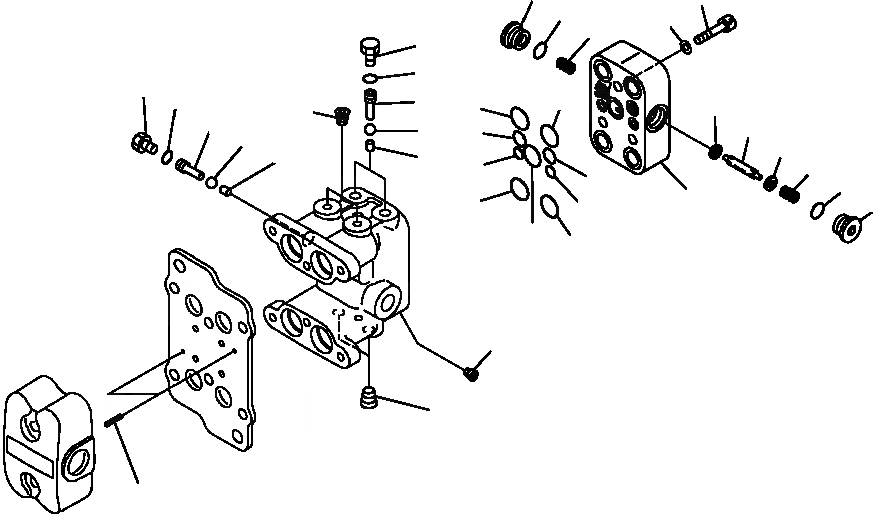Схема запчастей Komatsu PC300LC-7L - K-A КЛАПАН PPCДЛЯ ХОД - КУЗОВ О-КОЛЬЦОS заводской номер A87-A8889 OPERATOR ОБСТАНОВКА И СИСТЕМА УПРАВЛЕНИЯ