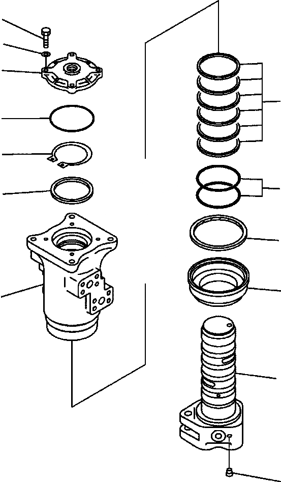 Схема запчастей Komatsu PC300LC-7L - N-A ПОВОРОТНОЕ СОЕДИНЕНИЕ заводской номер A8- ПОВОРОТН. КРУГ И КОМПОНЕНТЫ