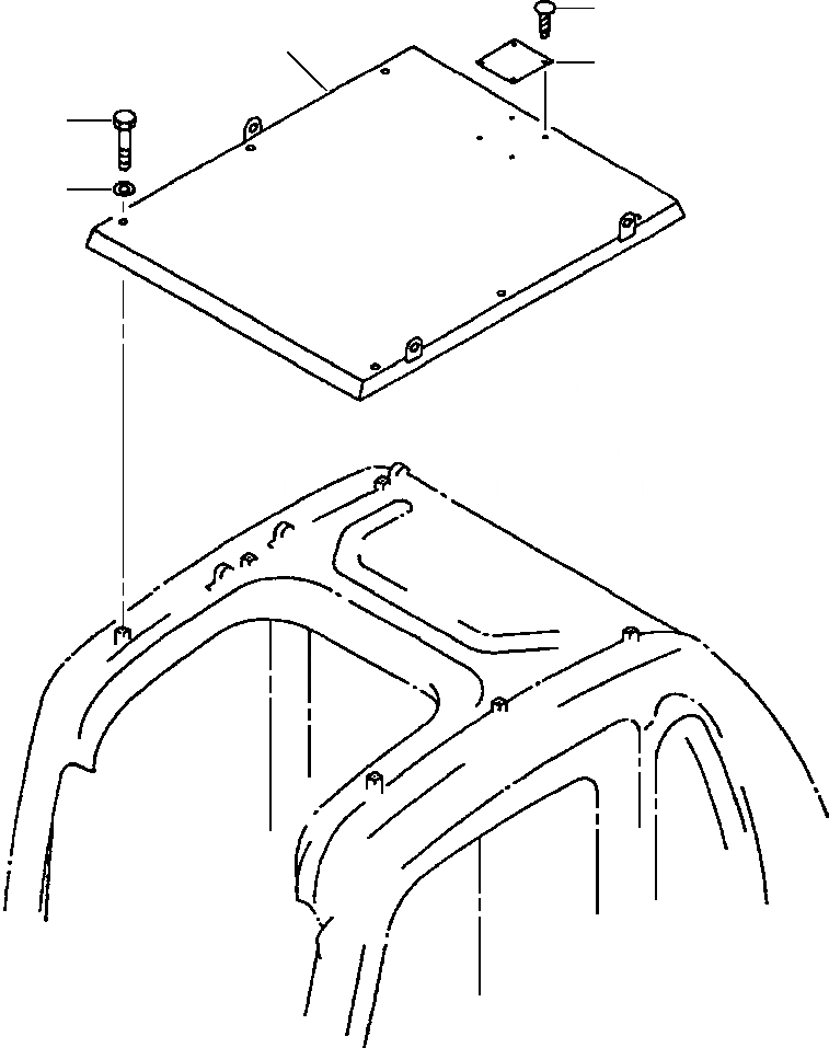 Схема запчастей Komatsu PC300LL-6 - FIG. K-A ВЕРХН. ЗАЩИТА КАБИНА ОПЕРАТОРА И СИСТЕМА УПРАВЛЕНИЯ