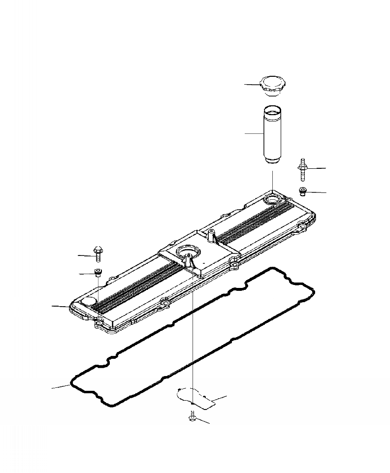 Схема запчастей Komatsu PC300LL-7E0 - A-AB КЛАПАН COVER ДВИГАТЕЛЬ
