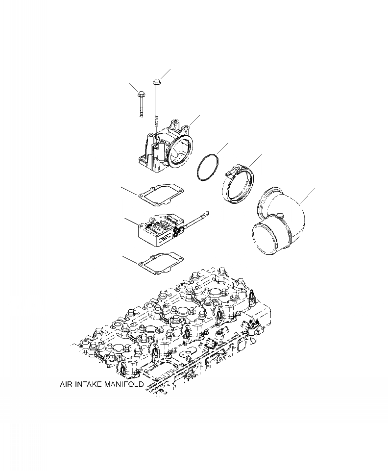 Схема запчастей Komatsu PC300LL-7E0 - A7-AA7 ПОДОГРЕВАТЕЛЬ ВПУСКА ВОЗДУХА И СОЕДИН-Е ДВИГАТЕЛЬ