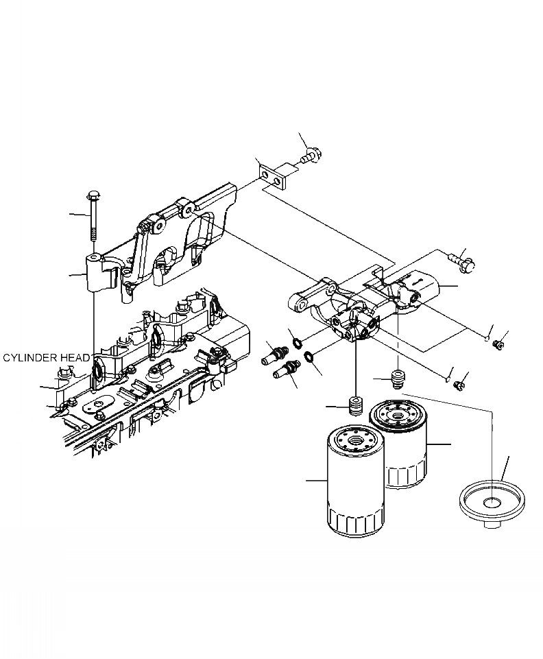 Схема запчастей Komatsu PC300LL-7E0 - A-AA ТОПЛИВН. ФИЛЬТР. ДВИГАТЕЛЬ