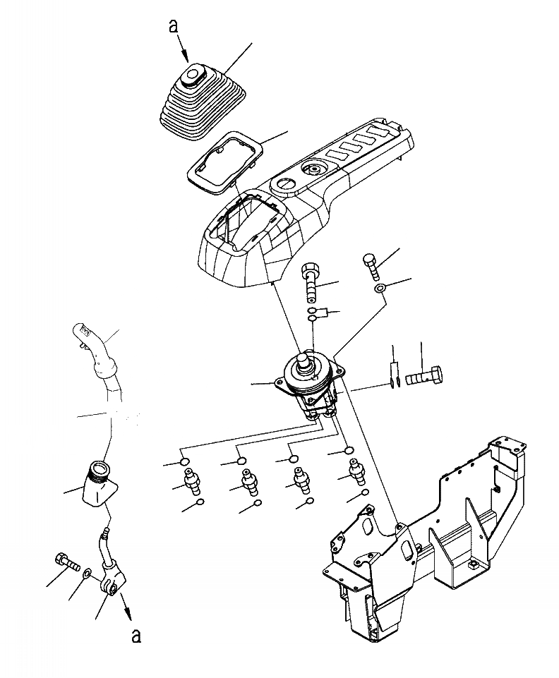 Схема запчастей Komatsu PC300LL-7E0 - K-9H КАБИНА ПРАВ. РЫЧАГ И КЛАПАН КРЕПЛЕНИЕ OPERATOR\XD S ОБСТАНОВКА И СИСТЕМА УПРАВЛЕНИЯ