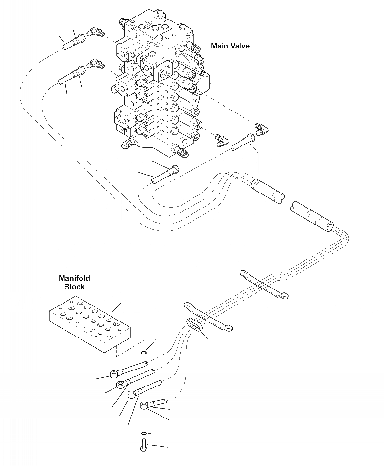 Схема запчастей Komatsu PC300LL-7E0 - K-7H ОСНОВН. КОНСТРУКЦИЯ PPC ЛИНИЯ ХОДА (ОСНОВН. КЛАПАН - КОЛЛЕКТОР) OPERATOR\XD S ОБСТАНОВКА И СИСТЕМА УПРАВЛЕНИЯ