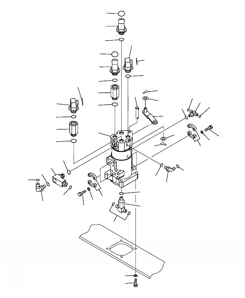 Схема запчастей Komatsu PC300LL-7E0 - N-A ПОВОРОТНОЕ СОЕДИНЕНИЕ СОЕДИНИТЕЛЬН. ЧАСТИ ПОВОРОТН. КРУГ И КОМПОНЕНТЫ