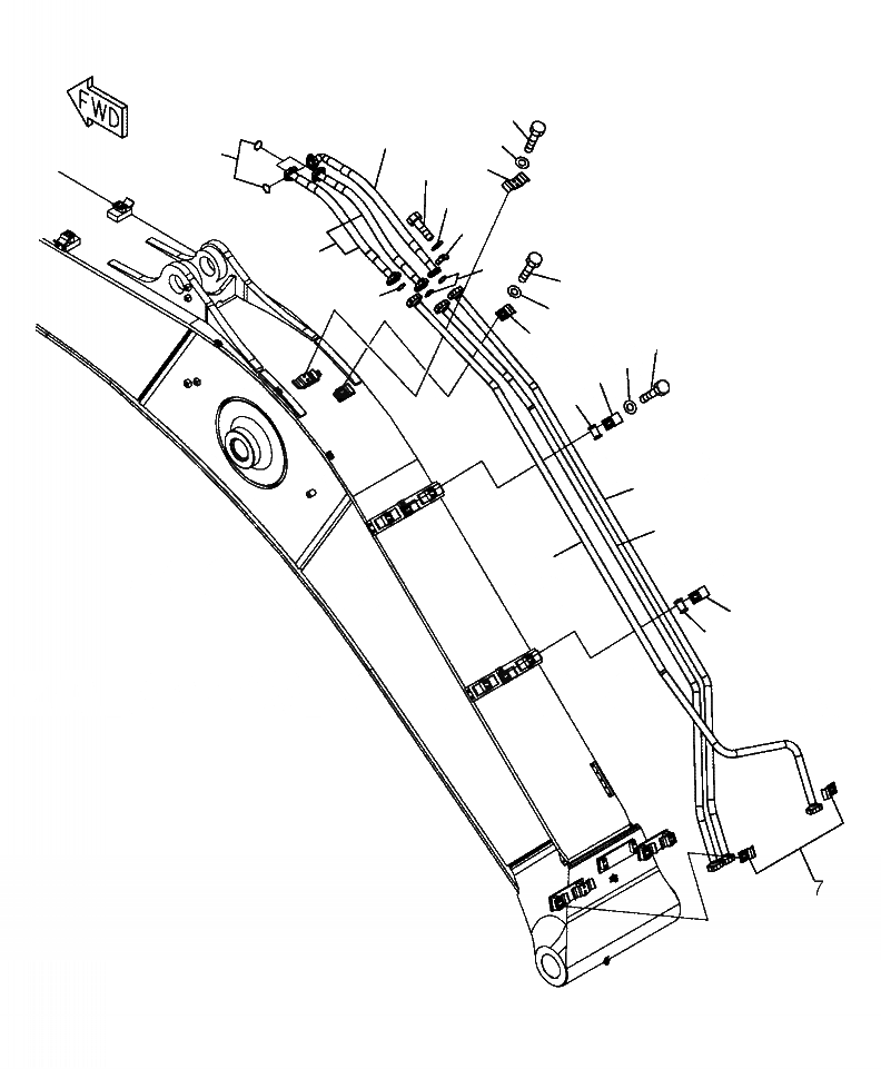 Схема запчастей Komatsu PC300LL-7E0 - T-H СТРЕЛА ЦИЛИНДР РУКОЯТИ РАБОЧЕЕ ОБОРУДОВАНИЕ