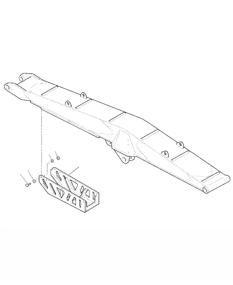 Схема запчастей Komatsu PC300LL-7E0 - T-A LOG ПОГРУЗ. ЦИЛИНДР ЧАСТИ КОРПУСА (ЦИЛИНДР РУКОЯТИ) РАБОЧЕЕ ОБОРУДОВАНИЕ