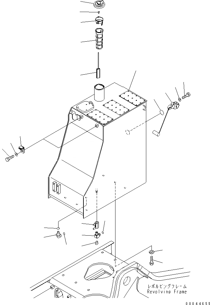 Схема запчастей Komatsu PC308USLC-3E0-W1 - ТОПЛИВН. БАК. ТОПЛИВН. БАК. AND КОМПОНЕНТЫ