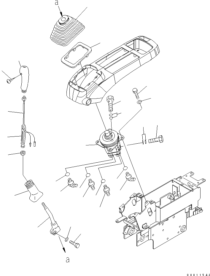 Схема запчастей Komatsu PC308USLC-3 - ОСНОВН. КОНСТРУКЦИЯ (РЫЧАГ И КЛАПАН) (ЛЕВ.)(№-) КАБИНА ОПЕРАТОРА И СИСТЕМА УПРАВЛЕНИЯ