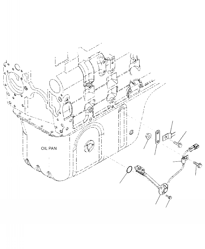 Схема запчастей Komatsu PC350HD-8 - A8-AA ДАТЧИК УР-НЯ МАСЛА ДВИГАТЕЛЬ