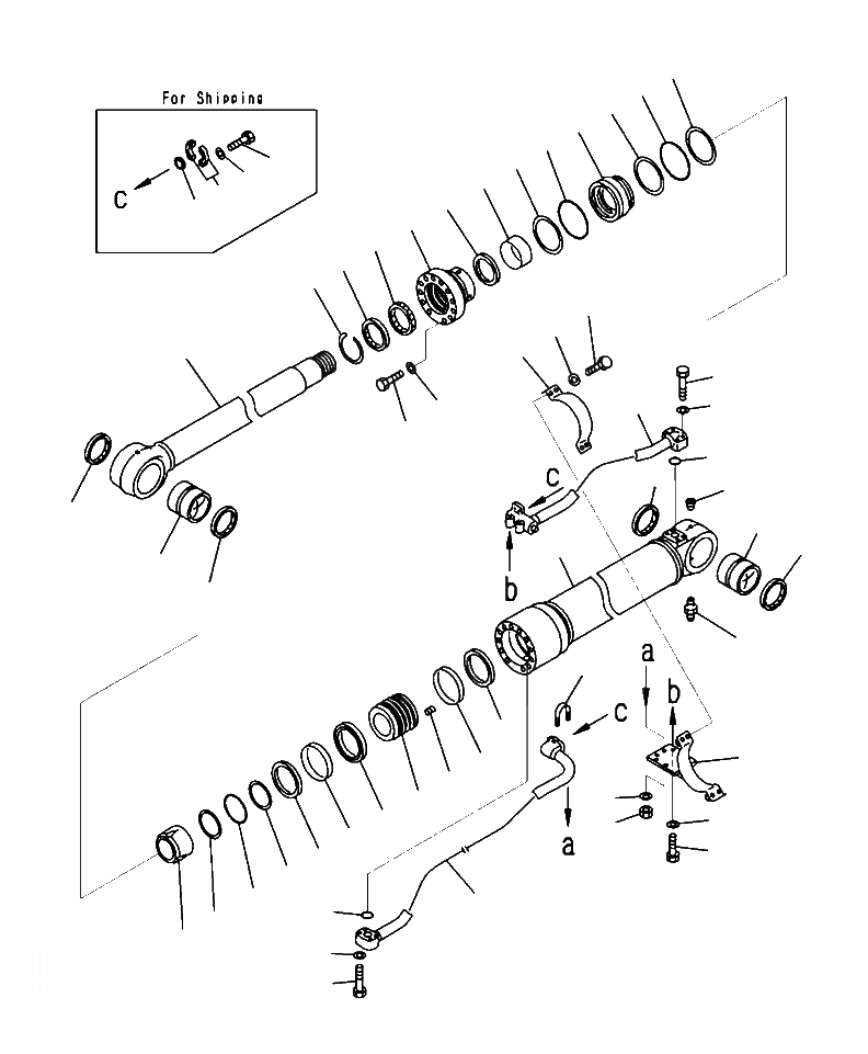 Схема запчастей Komatsu PC350HD-8 - T-A СТРЕЛА ЦИЛИНДР СТРЕЛЫ РАБОЧЕЕ ОБОРУДОВАНИЕ