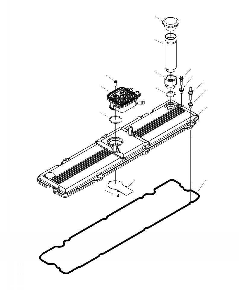 Схема запчастей Komatsu PC350LC-8 - A-AA КЛАПАН COVER ДВИГАТЕЛЬ