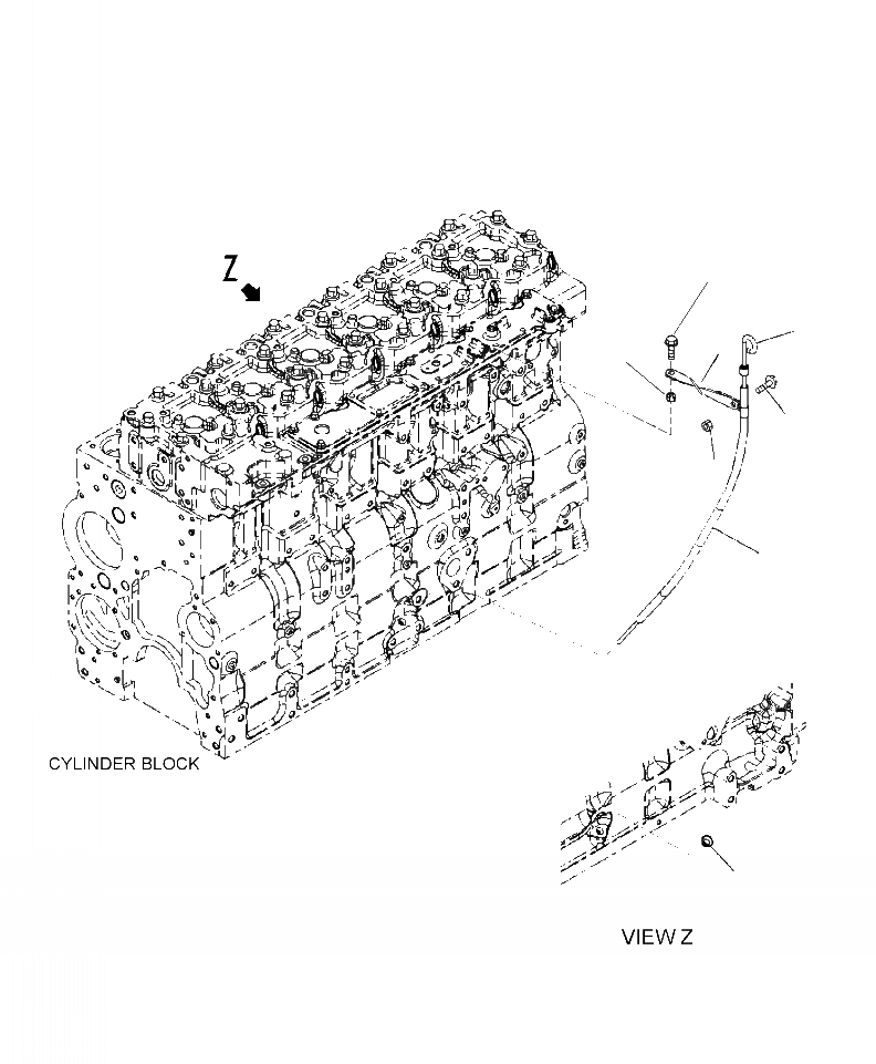 Схема запчастей Komatsu PC350LC-8 - A-AA МАСЛ. ЩУП ДВИГАТЕЛЬ