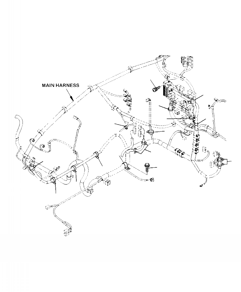 Схема запчастей Komatsu PC350LC-8 - K-9A ВНУТРИ КАБИНЫ ЧАСТИ ОСНОВН. Э/ПРОВОДКА КРЕПЛЕНИЕ OPERATOR\XD S ОБСТАНОВКА И СИСТЕМА УПРАВЛЕНИЯ