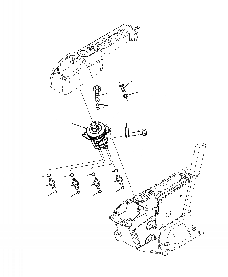 Схема запчастей Komatsu PC350LC-8 - K-A КАБИНА КЛАПАН, ПРАВ. СОЕДИН-ЕS OPERATOR\XD S ОБСТАНОВКА И СИСТЕМА УПРАВЛЕНИЯ