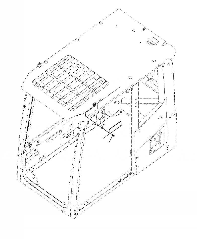 Схема запчастей Komatsu PC350LC-8 - U-A ВЕРХН. ЧАСТИ КОРПУСА WARNING ПЛАСТИНА МАРКИРОВКА