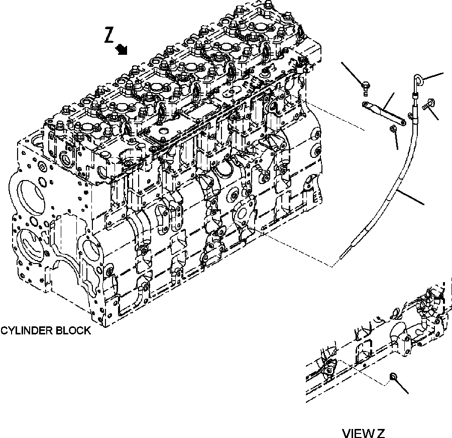 Схема запчастей Komatsu PC350LL-7E0 - A-AA8 МАСЛ. ЩУП ДВИГАТЕЛЬ
