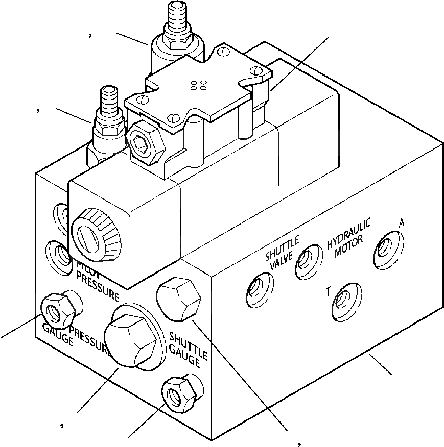 Схема запчастей Komatsu PC350LL-7E0 - H87-A SOFT ПОВОРОТН. КОЛЛЕКТОР КЛАПАН ГИДРАВЛИКА