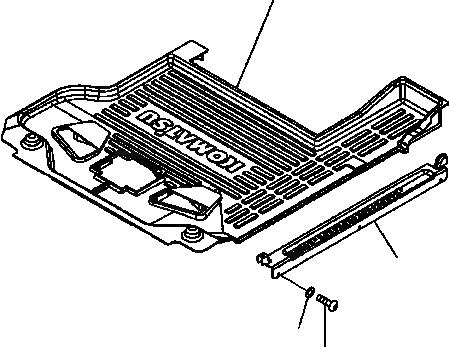 Схема запчастей Komatsu PC350LL-7E0 - K-H ПОКРЫТИЕ ПОЛАСТАНДАРТН. OPERATOR\XD S ОБСТАНОВКА И СИСТЕМА УПРАВЛЕНИЯ