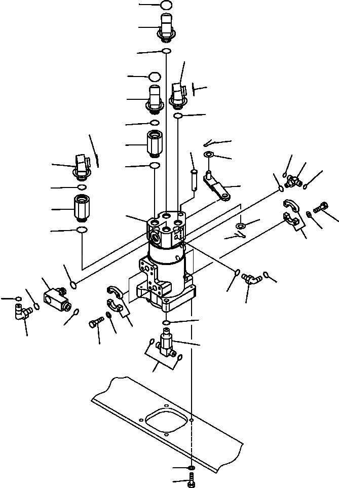 Схема запчастей Komatsu PC350LL-7E0 - N-A ПОВОРОТНОЕ СОЕДИНЕНИЕ СОЕДИНИТЕЛЬН. ЧАСТИ ПОВОРОТН. КРУГ И КОМПОНЕНТЫ