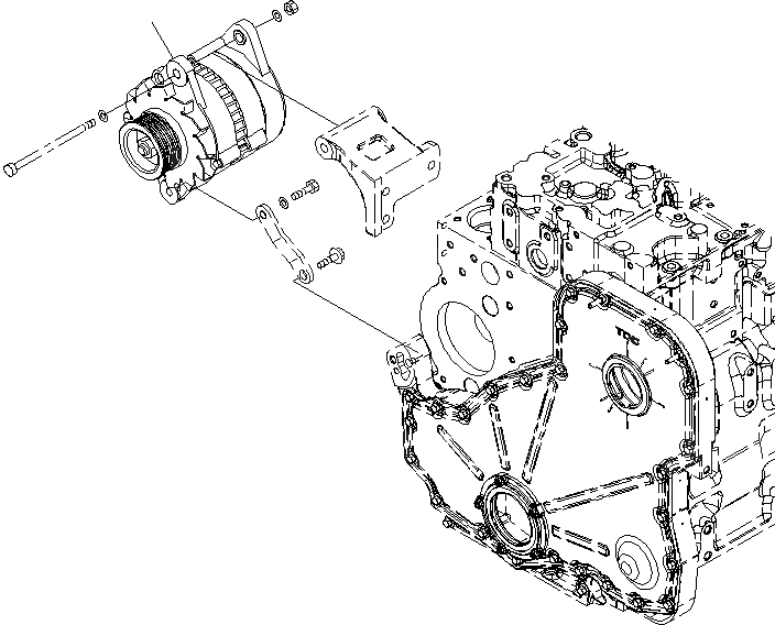 Схема запчастей Komatsu PC350LC-8 - ГЕНЕРАТОР, AMP. (/) ГЕНЕРАТОР, AMP.
