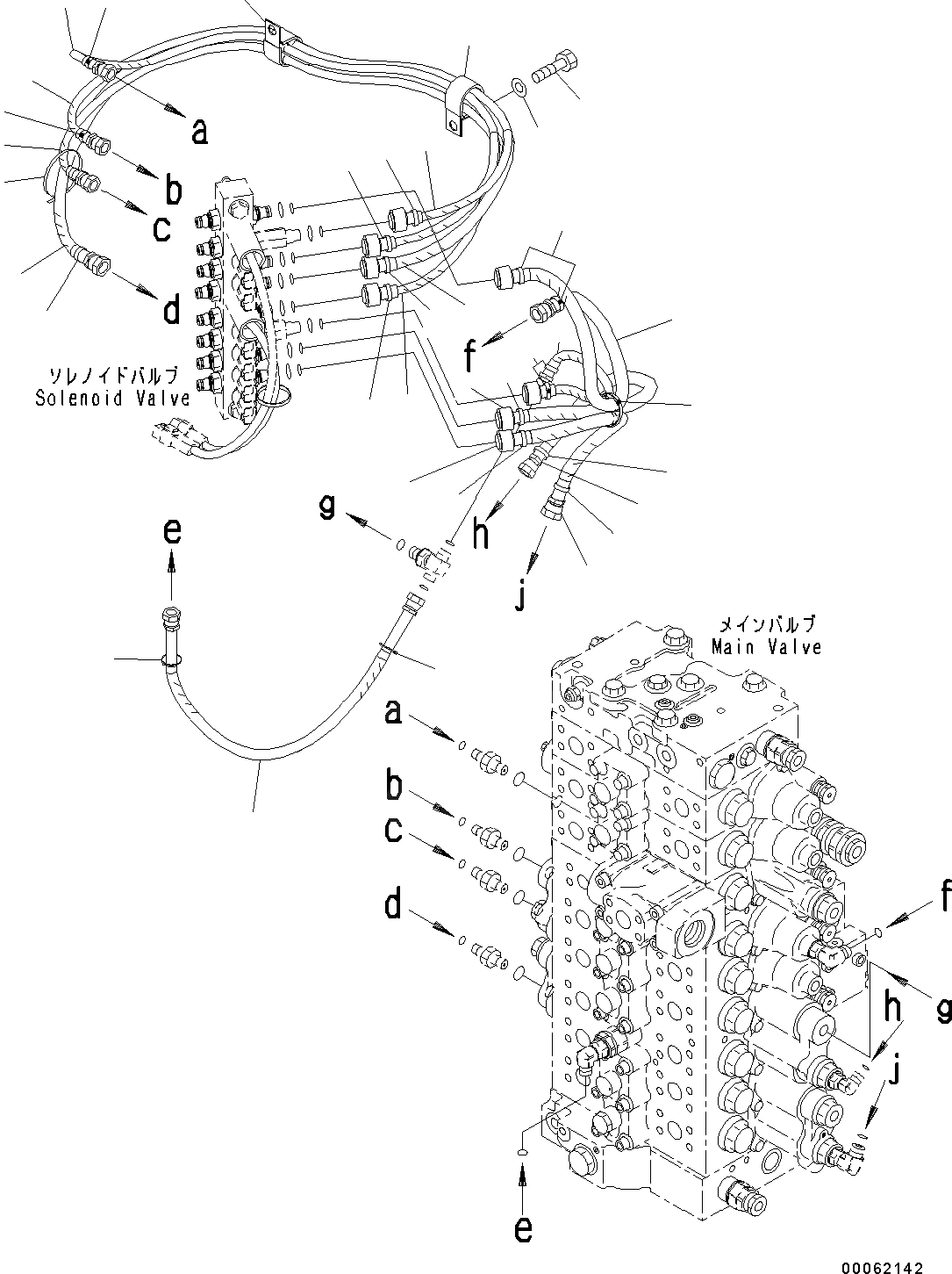 Схема запчастей Komatsu PC350LC-8 - ПРОПОРЦИОНАЛЬН. PRESSURE УПРАВЛ-Е (PPC) КЛАПАН ТРУБЫ ПРОПОРЦИОНАЛЬН. PRESSURE УПРАВЛ-Е (PPC) КЛАПАН ТРУБЫ