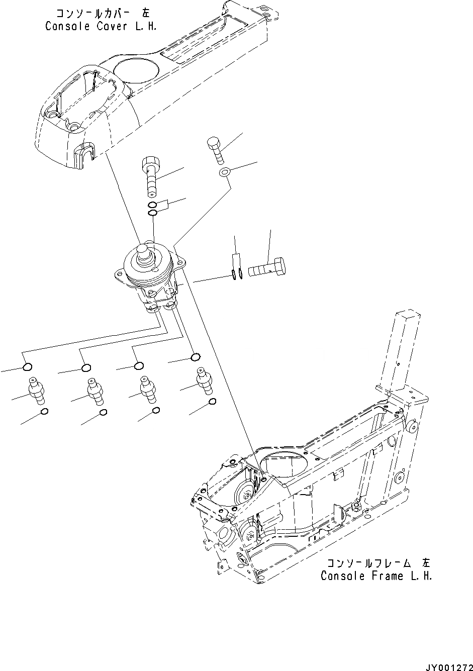 Схема запчастей Komatsu PC350LC-8 - КАБИНА, EOPS КАБИНА ПЕРЕДН. FIX, С AM-FM РАДИО, С МАСТЕР КЛЮЧ, ДЛЯ KOMTRAX, ПОЛ, КЛАПАН, LHS (№B7-) КАБИНА, EOPS КАБИНА ПЕРЕДН. FIX, С AM-FM РАДИО, С МАСТЕР КЛЮЧ, ДЛЯ KOMTRAX