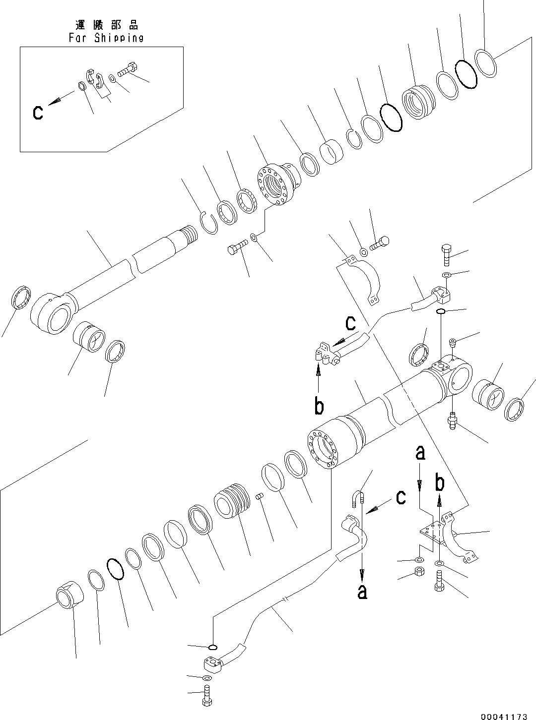 Схема запчастей Komatsu PC350LC-8 - СТРЕЛА, .M, УСИЛ.ENED, ЧАС. СИСТ. СМАЗКИ ТИП, СТРЕЛА И ВЕРХН. ПАЛЕЦ (№B7-) СТРЕЛА, .M, УСИЛ.ENED, ЧАС. СИСТ. СМАЗКИ ТИП