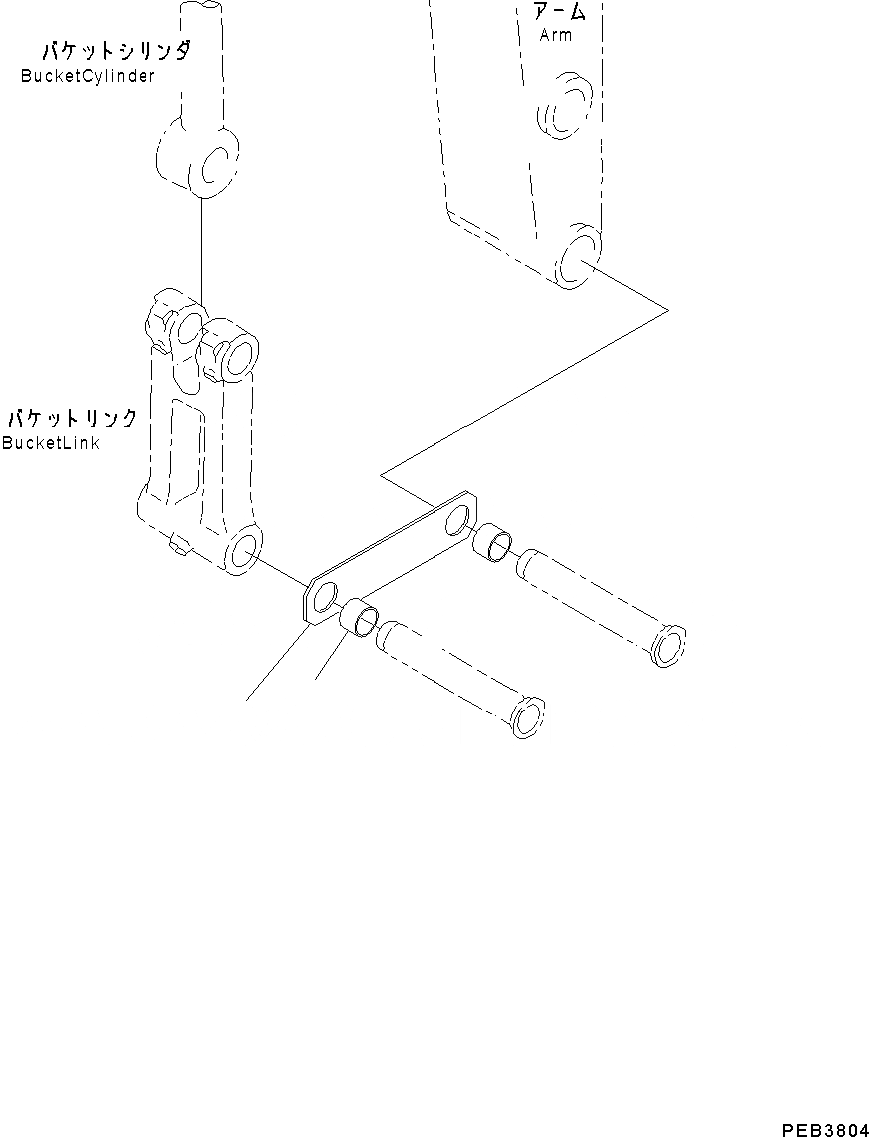 Схема запчастей Komatsu PC350LC-8 - ЧАСТИ ДЛЯ LESS КОВШ ЧАСТИ ДЛЯ LESS КОВШ