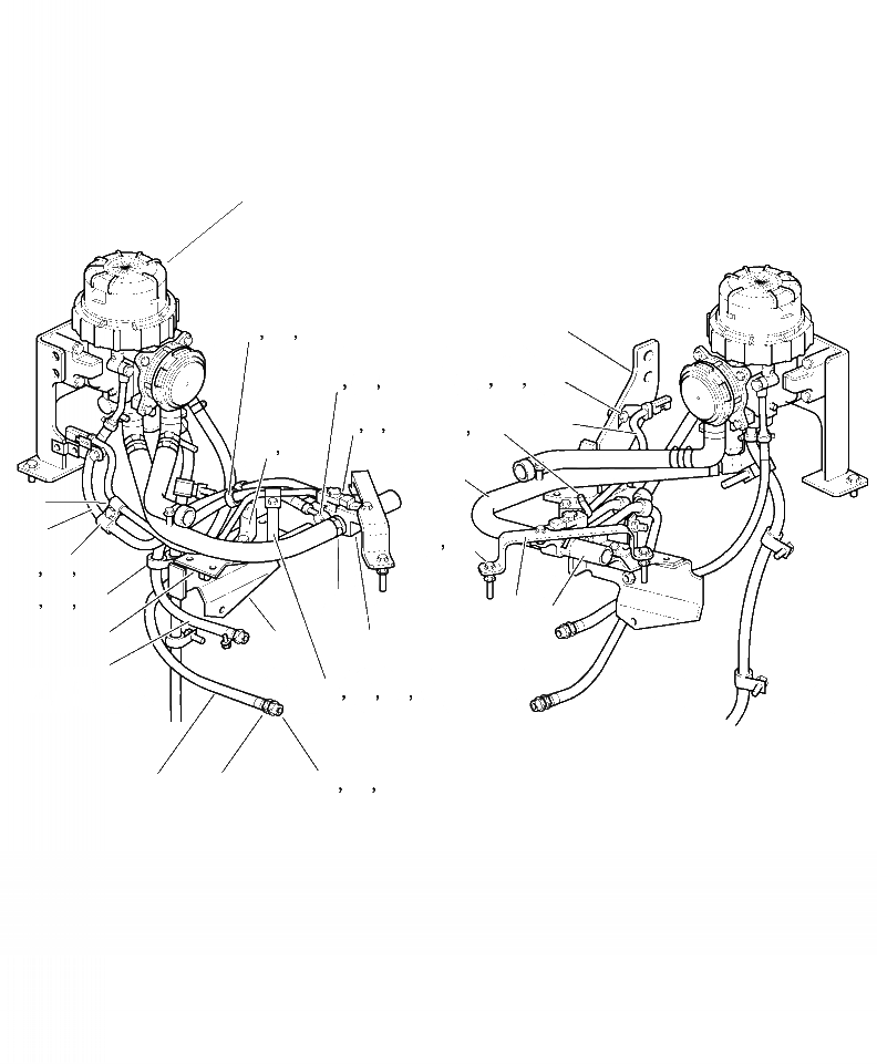 Схема запчастей Komatsu PC360LC-10 - B9999- ЗАКРЫТ.D CRANKКОРПУС ВЕНТИЛЯТОРILATION (CCV) W/ХЛАДАГЕНТ CIRCULATION (/) ДВИГАТЕЛЬ