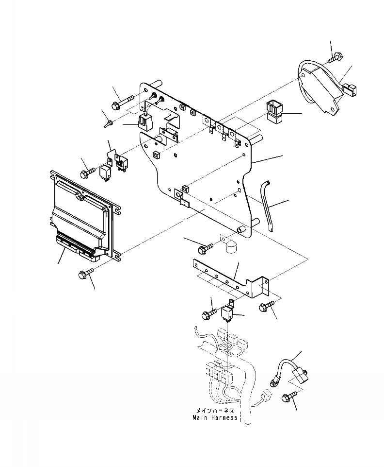Схема запчастей Komatsu PC360LC-10 - K-A КАБИНА НАСОС КОНТРОЛЛЕР И КРЕПЛЕНИЕ OPERATOR\XD S ОБСТАНОВКА И СИСТЕМА УПРАВЛЕНИЯ