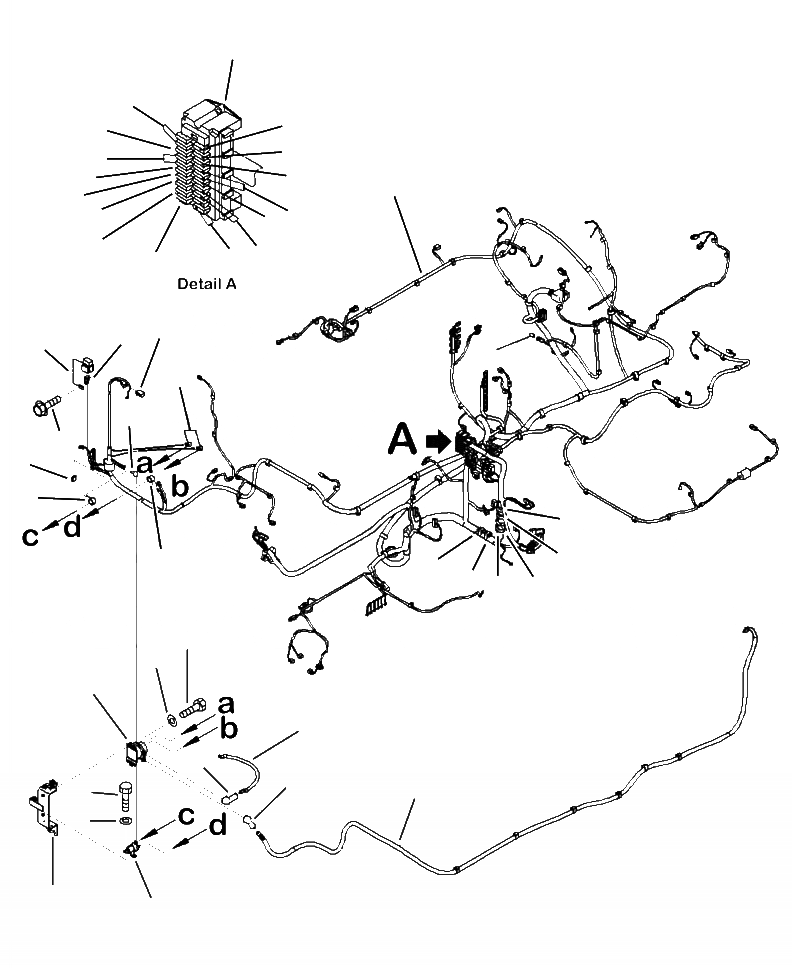 Схема запчастей Komatsu PC360LC-10 - K-A КАБИНА ПОЛ Э/ПРОВОДКА OPERATOR\XD S ОБСТАНОВКА И СИСТЕМА УПРАВЛЕНИЯ