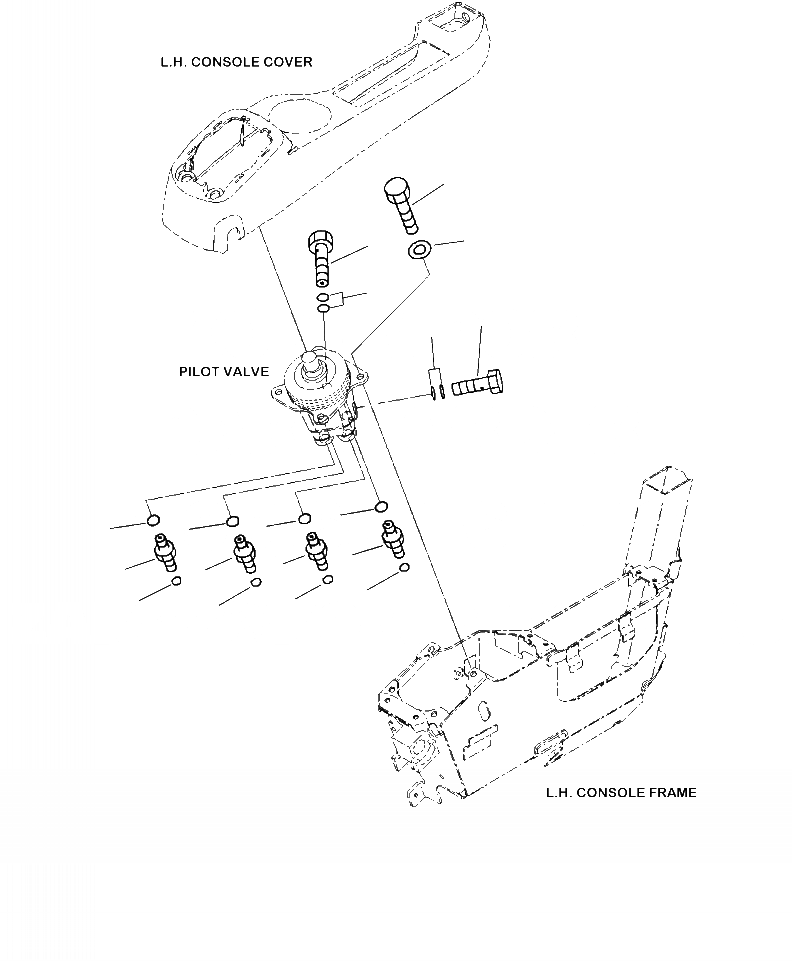 Схема запчастей Komatsu PC360LC-10 - K-7A КЛАПАН PPCЛЕВ. СОЕДИН-ЕS OPERATOR\XD S ОБСТАНОВКА И СИСТЕМА УПРАВЛЕНИЯ