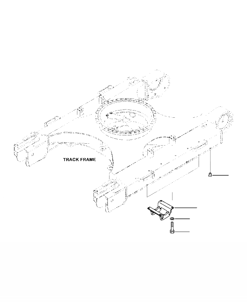 Схема запчастей Komatsu PC360LC-10 - R-A ГУСЕНИЧНАЯ РАМА ГУСЕНИЦЫ ЧАСТИ КОРПУСА НИЖН.CARRIAGE