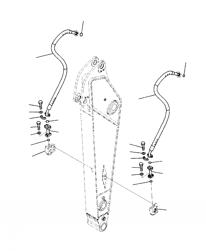 Схема запчастей Komatsu PC360LC-10 - T-A РУКОЯТЬ . M ДОПОЛН. ГИДРОЛИНИЯ РАБОЧЕЕ ОБОРУДОВАНИЕ
