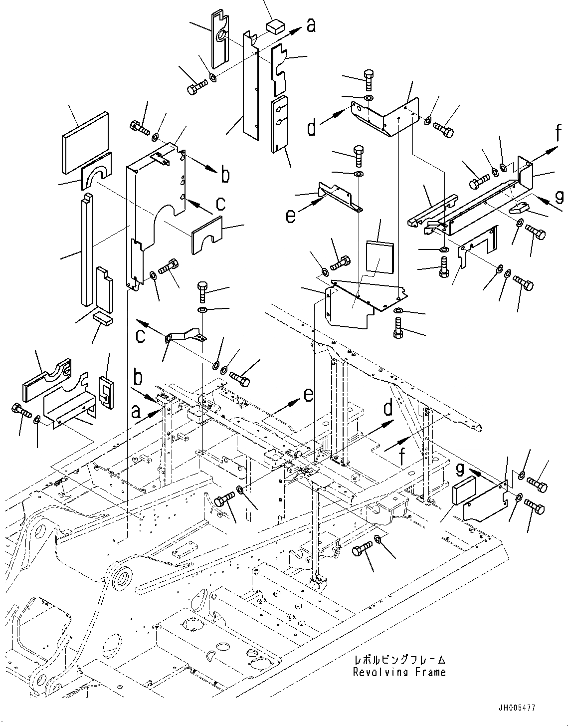 Схема запчастей Komatsu PC360LC-10 - КАБИНА ПЕРЕГОРОДКА., (/) КАБИНА ПЕРЕГОРОДКА.