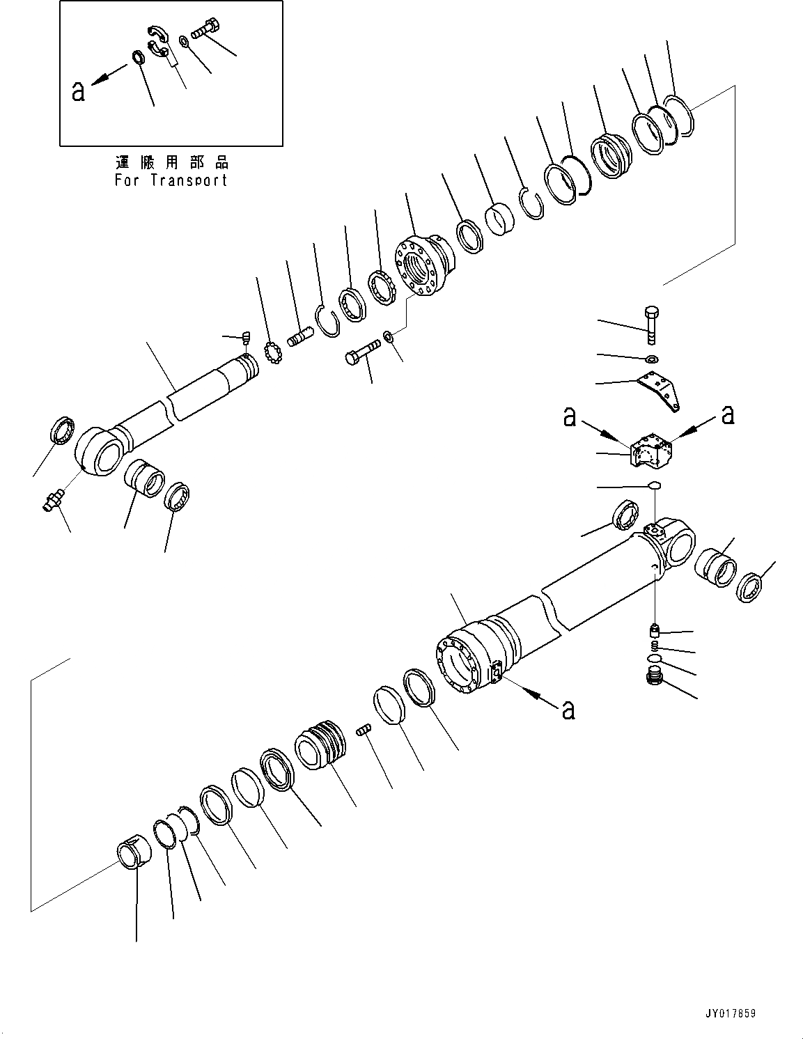 Схема запчастей Komatsu PC360NLC-10 - ЦИЛИНДР РУКОЯТИ, С ANTI-DROP КЛАПАН, СТРЕЛА И РУКОЯТЬ ЦИЛИНДР РУКОЯТИ, С ANTI-DROP КЛАПАН, СТРЕЛА И РУКОЯТЬ