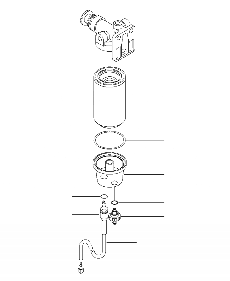 Схема запчастей Komatsu PC390LC-10 - B9999- ТОПЛИВН. PRE-ФИЛЬТР. ДВИГАТЕЛЬ